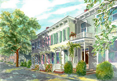 Rainbow Row-Savannah